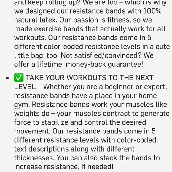 SB SOX 5-Levels Resistance Bands Set - Picture 11 of 12